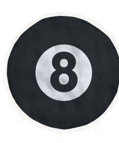 Gearhuman 3D 8 Ball Round Beach Towel