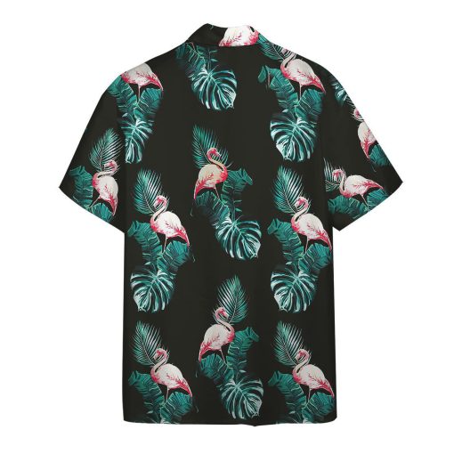 Gearhuman 3D Floral Flamingo Hawaii Shirt - Image 2