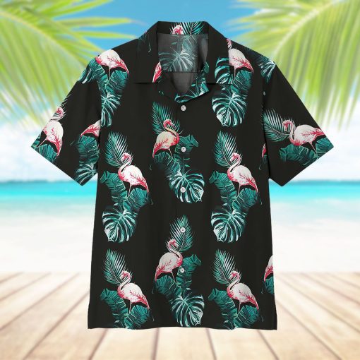 Gearhuman 3D Floral Flamingo Hawaii Shirt - Image 5