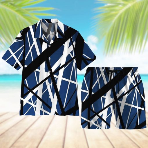 Gearhuman 3D Blue Frankenstrat Strings Hawaii Shirt 9 Gearhuman 3D Blue Frankenstrat Strings Hawaii Shirt - Image 9