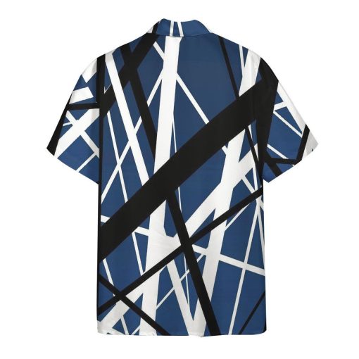 Gearhuman 3D Blue Frankenstrat Strings Hawaii Shirt 3 Gearhuman 3D Blue Frankenstrat Strings Hawaii Shirt - Image 3
