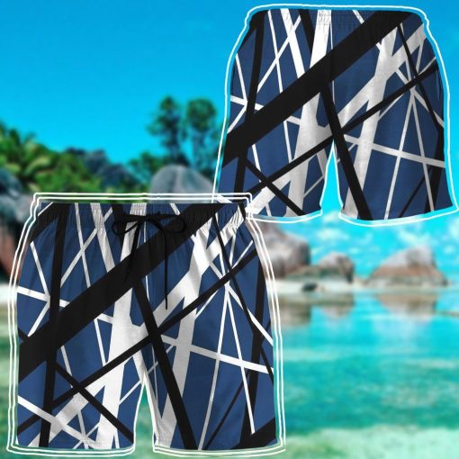 Gearhuman 3D Blue Frankenstrat Strings Hawaii Shirt 12 Gearhuman 3D Blue Frankenstrat Strings Hawaii Shirt - Image 12