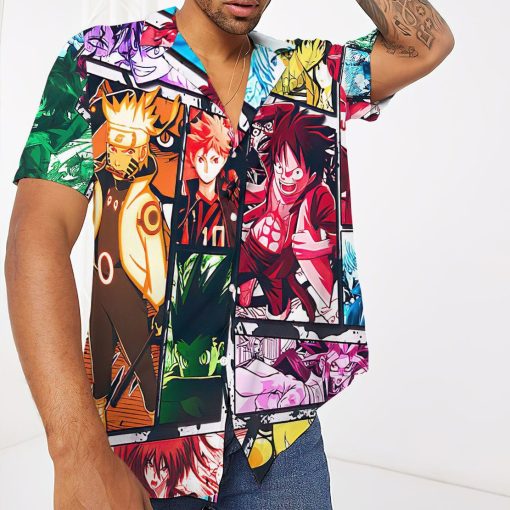 Gearhuman 3D Anime Collection Hawaii Shirt 5 Gearhuman 3D Anime Collection Hawaii Shirt - Image 5