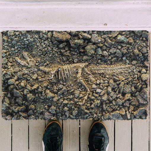 Gearhuman 3D Dinosaur Fossil Doormat 4 Gearhuman 3D Dinosaur Fossil Doormat - Image 3