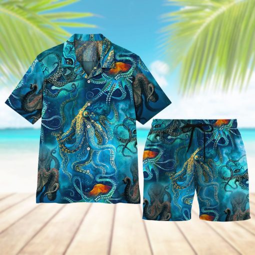Gearhuman 3D Blue Ocean Octopus Hawaii Shirt 9 Gearhuman 3D Blue Ocean Octopus Hawaii Shirt - Image 9