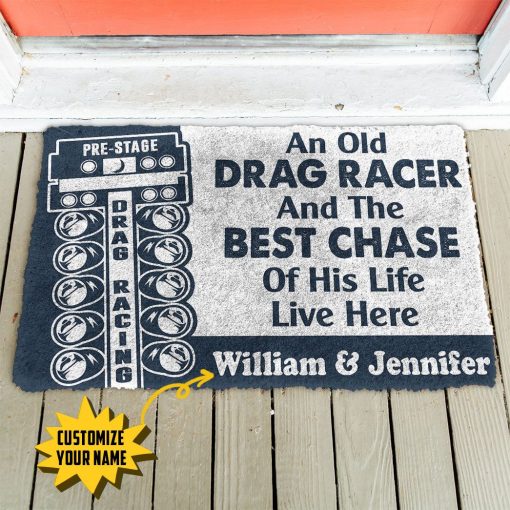 Gearhuman 3D Drag Racing Custom Name Doormat - Image 3