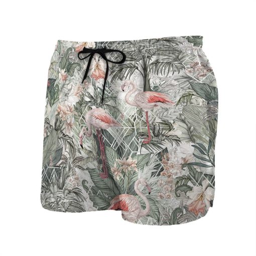Gearhuman 3D Flamingos Tropical Jungle Shorts 3 Gearhuman 3D Flamingos Tropical Jungle Shorts - Image 3