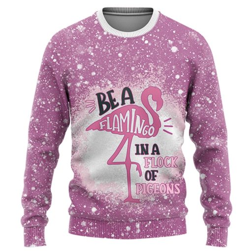 Gearhuman 3D Be A Flamingo In A Flock Of Pigeons Twinkle Tshirt Hoodie Apparel - Image 2