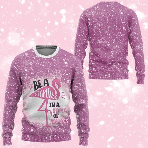 Gearhuman 3D Be A Flamingo In A Flock Of Pigeons Twinkle Tshirt Hoodie Apparel - Image 10