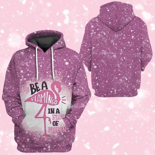 Gearhuman 3D Be A Flamingo In A Flock Of Pigeons Twinkle Tshirt Hoodie Apparel - Image 9