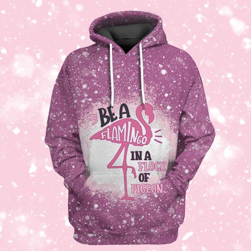 Gearhuman 3D Be A Flamingo In A Flock Of Pigeons Twinkle Tshirt Hoodie Apparel - Image 12
