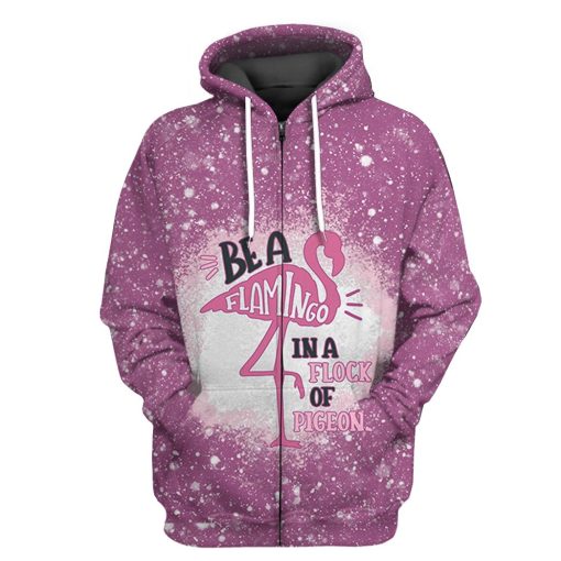 Gearhuman 3D Be A Flamingo In A Flock Of Pigeons Twinkle Tshirt Hoodie Apparel - Image 4