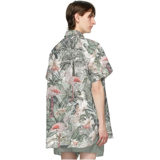 Gearhuman 3D Flamingos Tropical Jungle Hawaii Shirt - Image 7