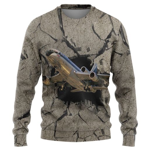 Gearhuman 3D Aircraft Going Through Tshirt Hoodie Apparel 2 Gearhuman 3D Aircraft Going Through Tshirt Hoodie Apparel - Image 2