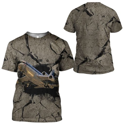 Gearhuman 3D Aircraft Going Through Tshirt Hoodie Apparel 7 Gearhuman 3D Aircraft Going Through Tshirt Hoodie Apparel - Image 7