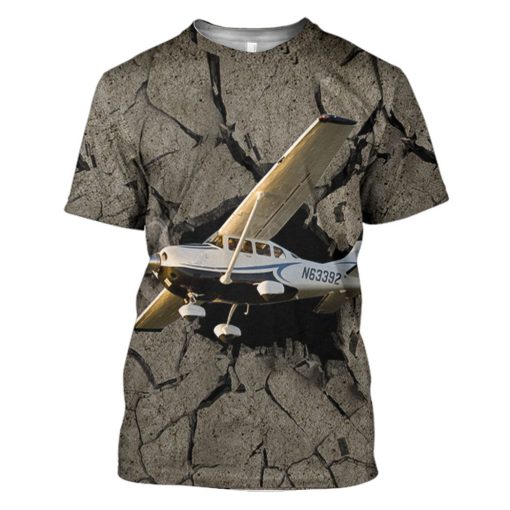 Gearhuman 3D Cessna Flying Through Tshirt Hoodie Apparel 3 Gearhuman 3D Cessna Flying Through Tshirt Hoodie Apparel - Image 3