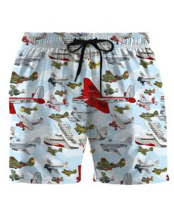 Gearhuman 3D Aircraft Pattern Shorts
