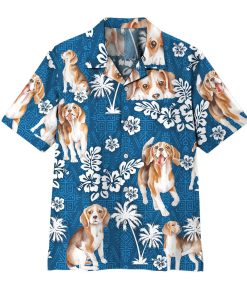 Gearhuman 3D Beagle Dogs Hawaii Shirt
