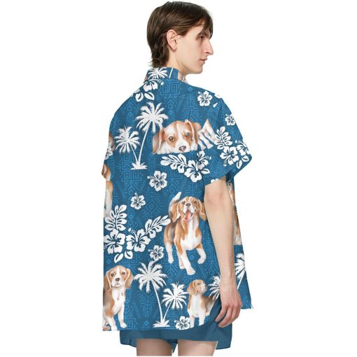 Gearhuman 3D Beagle Dogs Hawaii Shirt - Image 4