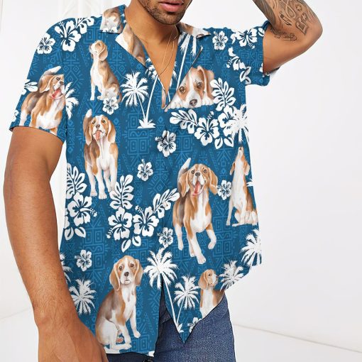 Gearhuman 3D Beagle Dogs Hawaii Shirt - Image 3