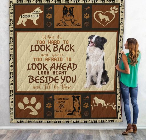 Gearhuman 3D Border Collie Will Be There Quilt - Image 4