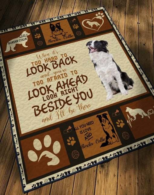 Gearhuman 3D Border Collie Will Be There Quilt - Image 3
