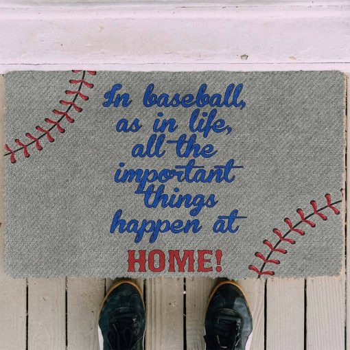 Gearhuman 3D All The Important Things Happen At Home Doormat - Image 5