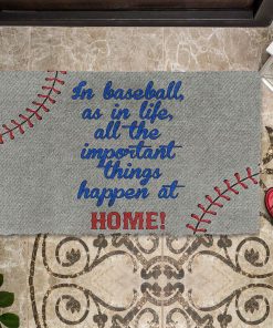 Alternative view of Gearhuman 3D All The Important Things Happen At Home Doormat