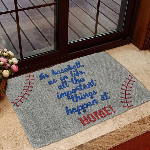 Gearhuman 3D All The Important Things Happen At Home Doormat - Image 3