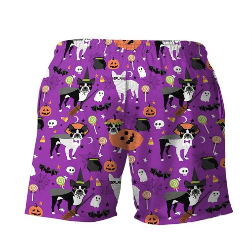 Gearhuman 3D Boston Terrier Halloween Shorts - Image 2