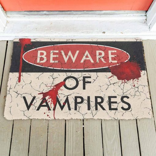 Gearhuman 3D Beware Of Vampires Doormat - Image 4