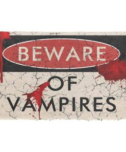 Gearhuman 3D Beware Of Vampires Doormat