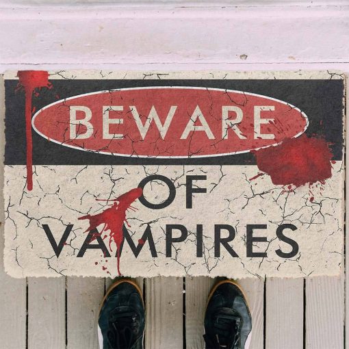 Gearhuman 3D Beware Of Vampires Doormat - Image 5