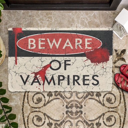 Gearhuman 3D Beware Of Vampires Doormat - Image 2