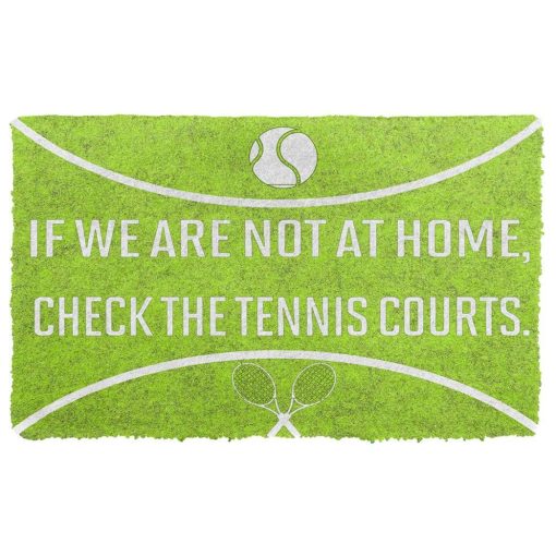 Gearhuman 3D Check The Tennis Courts Doormat 2 Gearhuman 3D Check The Tennis Courts Doormat