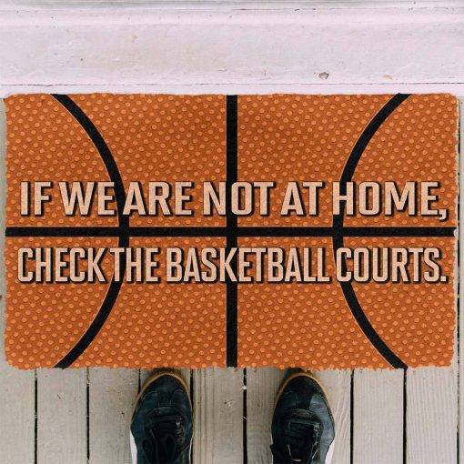 Gearhuman 3D Check The Basketball Courts Doormat 5 Gearhuman 3D Check The Basketball Courts Doormat - Image 4