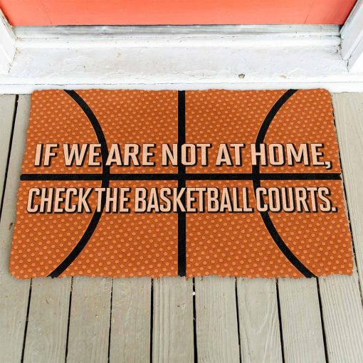 Gearhuman 3D Check The Basketball Courts Doormat 4 Gearhuman 3D Check The Basketball Courts Doormat - Image 3