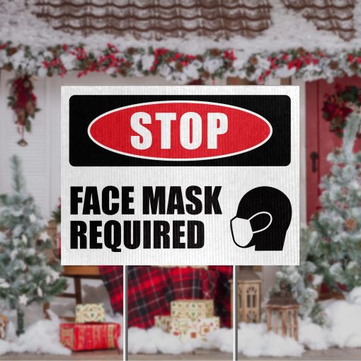 Gearhuman 3D Face Mask Require Yard Sign - Image 2