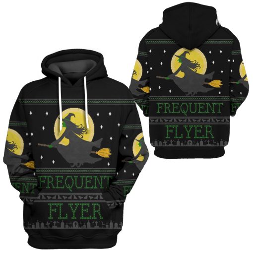 Gearhuman 3D Frequent Flyer Ugly Tshirt Hoodie Apparel 5 Gearhuman 3D Frequent Flyer Ugly Tshirt Hoodie Apparel - Image 5