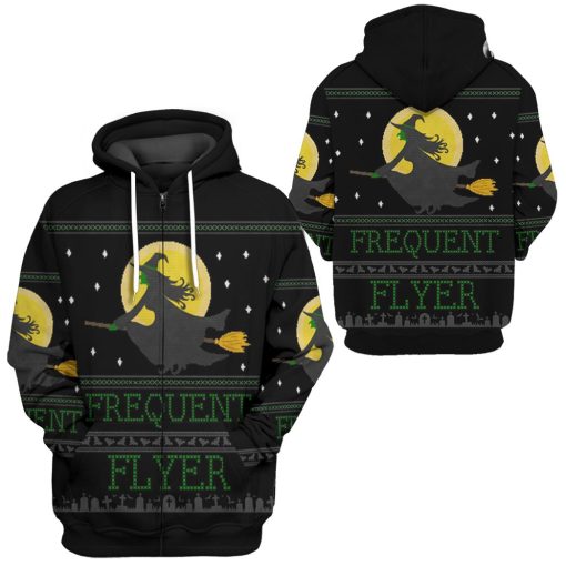 Gearhuman 3D Frequent Flyer Ugly Tshirt Hoodie Apparel 8 Gearhuman 3D Frequent Flyer Ugly Tshirt Hoodie Apparel - Image 8
