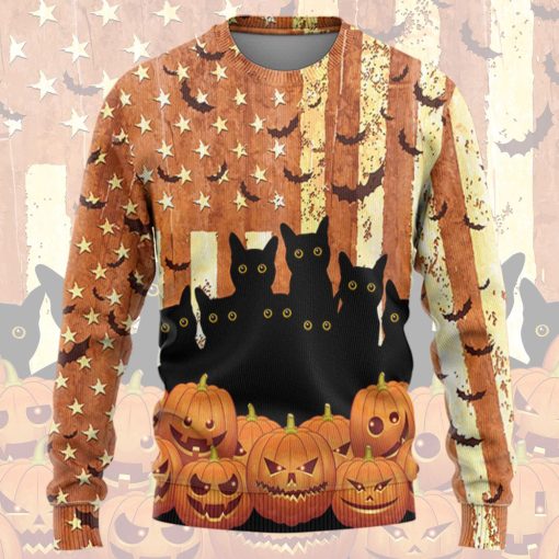 Gearhuman 3D American Black Cat Tshirt Hoodie Apparel 10 Gearhuman 3D American Black Cat Tshirt Hoodie Apparel - Image 10