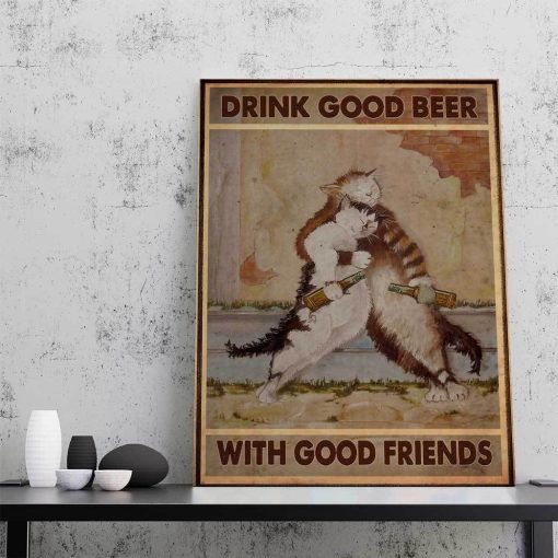 Gearhuman 3D Drunk Cats Canvas - Image 3