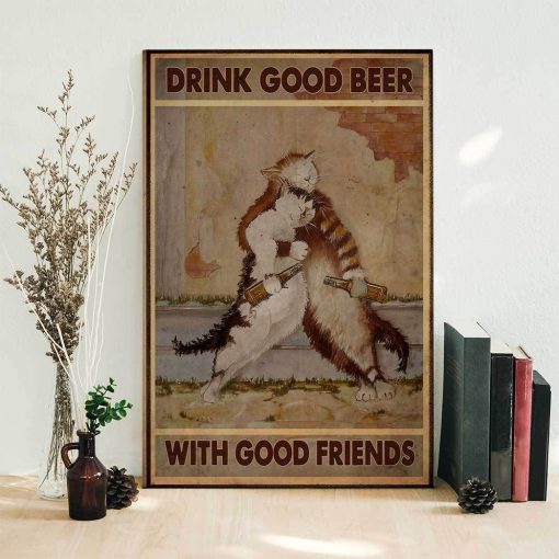 Gearhuman 3D Drunk Cats Canvas - Image 6