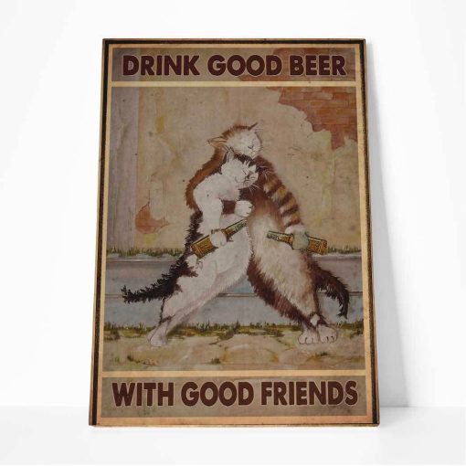 Gearhuman 3D Drunk Cats Canvas