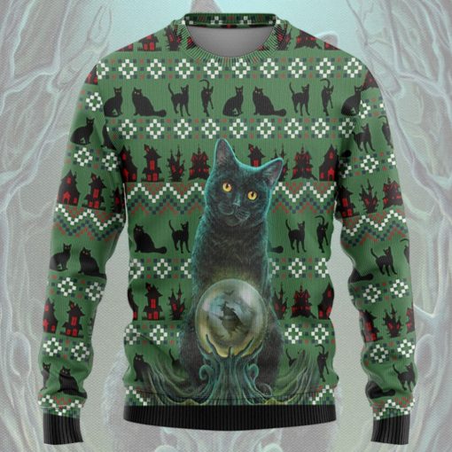 Gearhuman 3D Black Cat Ugly Pattern Tshirt Hoodie 10 Gearhuman 3D Black Cat Ugly Pattern Tshirt Hoodie - Image 10