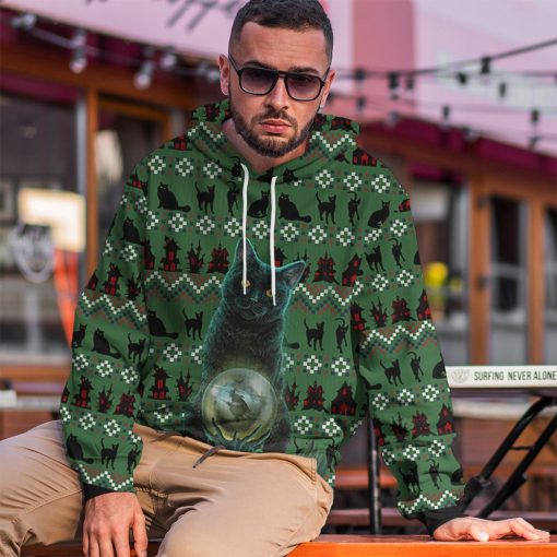 Gearhuman 3D Black Cat Ugly Pattern Tshirt Hoodie 13 Gearhuman 3D Black Cat Ugly Pattern Tshirt Hoodie - Image 13