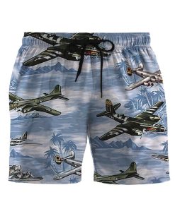 Gearhuman 3D Aircrafts Custom Men Shorts