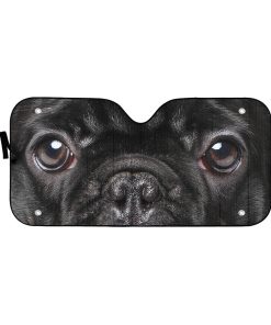 Gearhuman 3D French Bulldog Eyes Custom Car Auto Sunshade