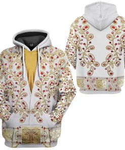 ELV PRL White Spanish red flower suit Custom Tshirt Hoodie Apparel