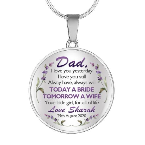 Dad I Love You Still Custom Name Custom Date Necklace 1 Dad I Love You Still Custom Name Custom Date Necklace